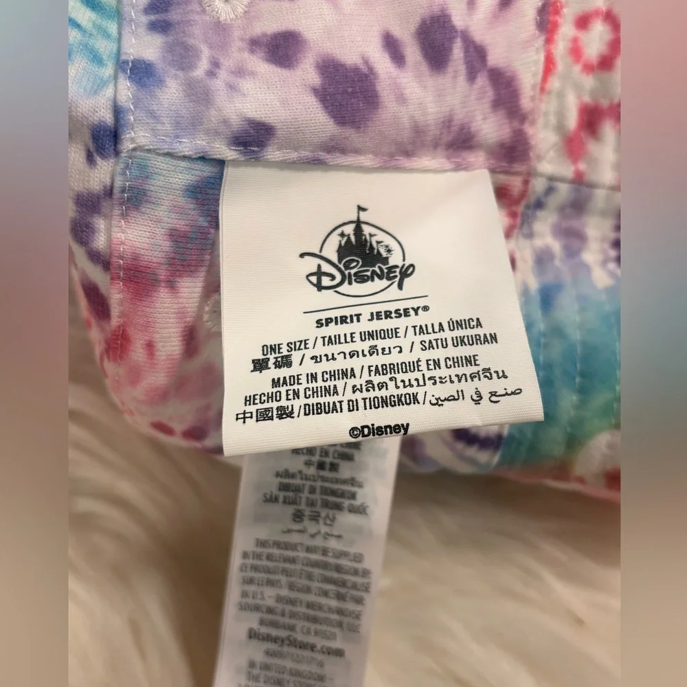 2024 Disney Parks Spirit Jersey Pastel Reversible Bucket Hat - New With Tags